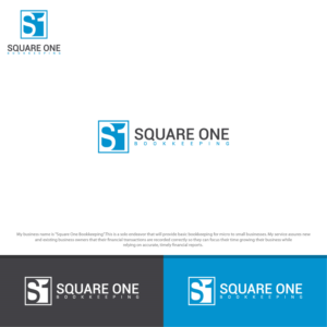 Diseño de Logo por 4tech services para Square One Bookkeeping | Diseño #20696390