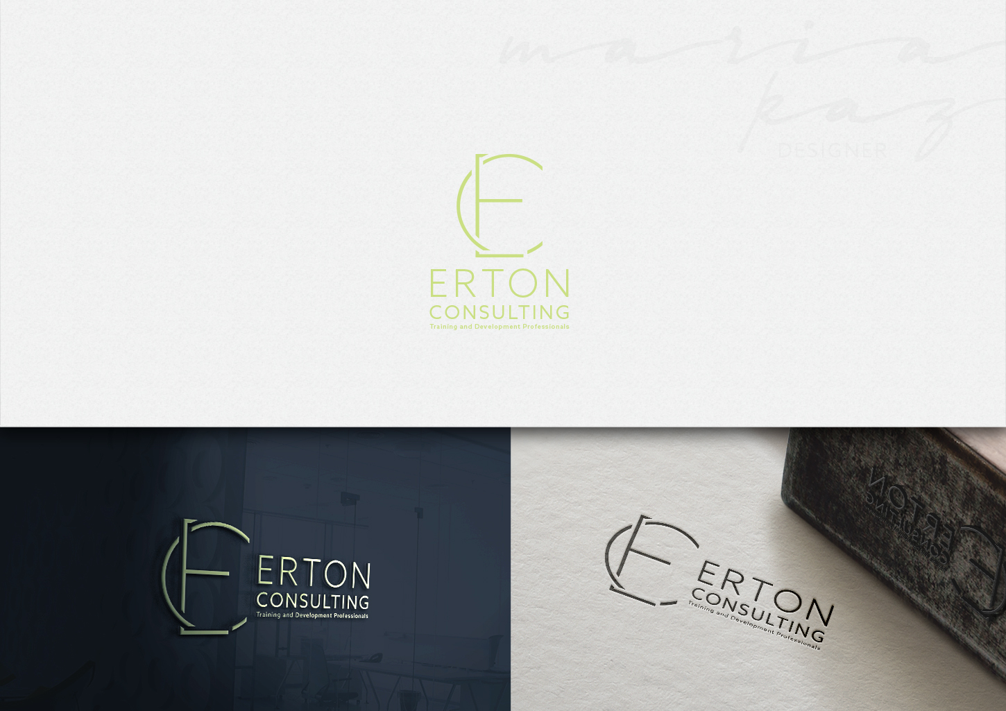Logo Design by maria-kaz for Erton Consulting | Design #20710388