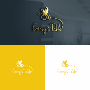 Carey's Table (I'd like to see some options with and without the subtext:  Feed the belly.  Nourish the heart.) | Logo Design by tejo