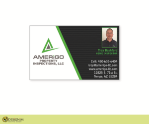 Business Card Design by DesignimGD for Amerigo Property Inspections, LLC | Design: #20698165