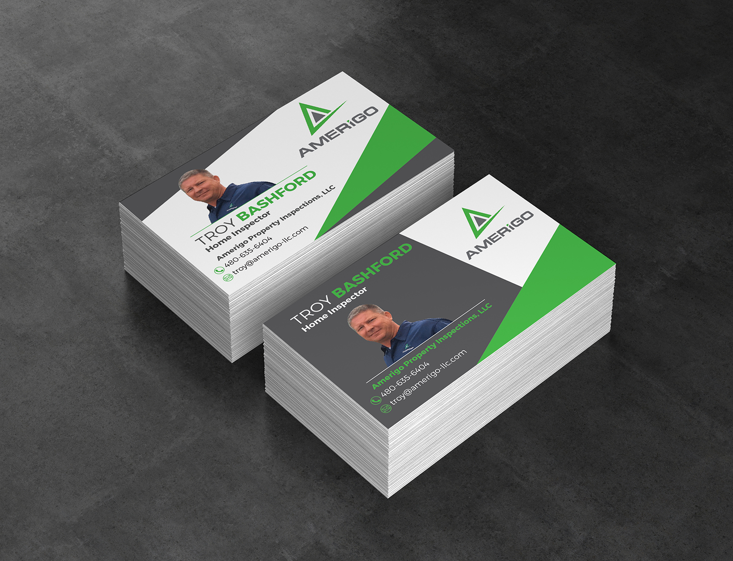 Visitenkarten-Design von ka für Amerigo Property Inspections, LLC | Design #20723448