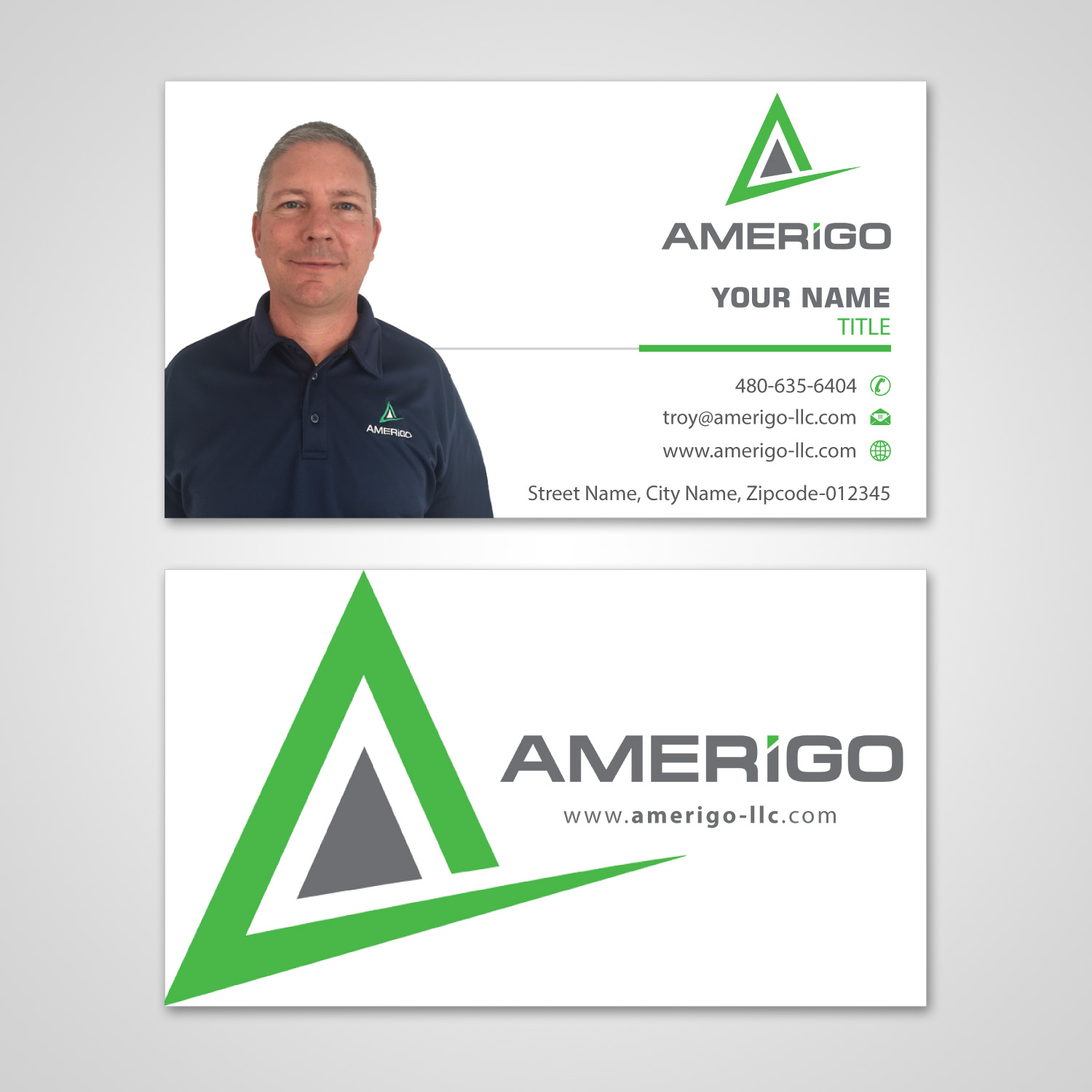Business Card Design by Infinitive Technology for Amerigo Property Inspections, LLC | Design #20693421