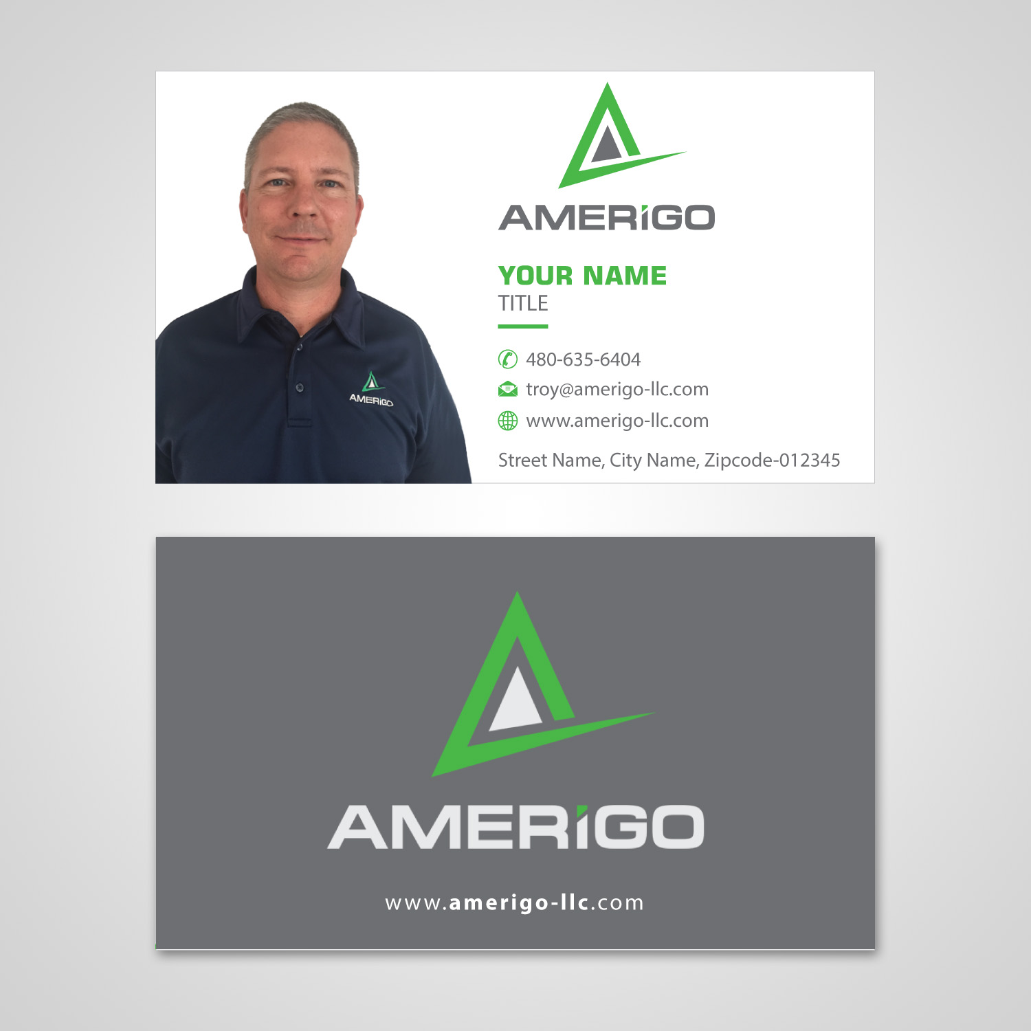 Design de Carte de Visite par Infinitive Technology pour Amerigo Property Inspections, LLC | Design #20693423