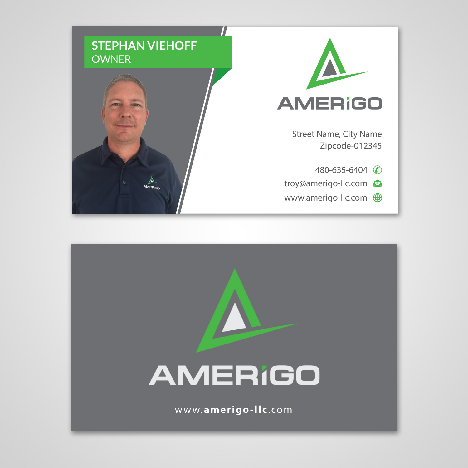 Design de Carte de Visite par Infinitive Technology pour Amerigo Property Inspections, LLC | Design #20693425