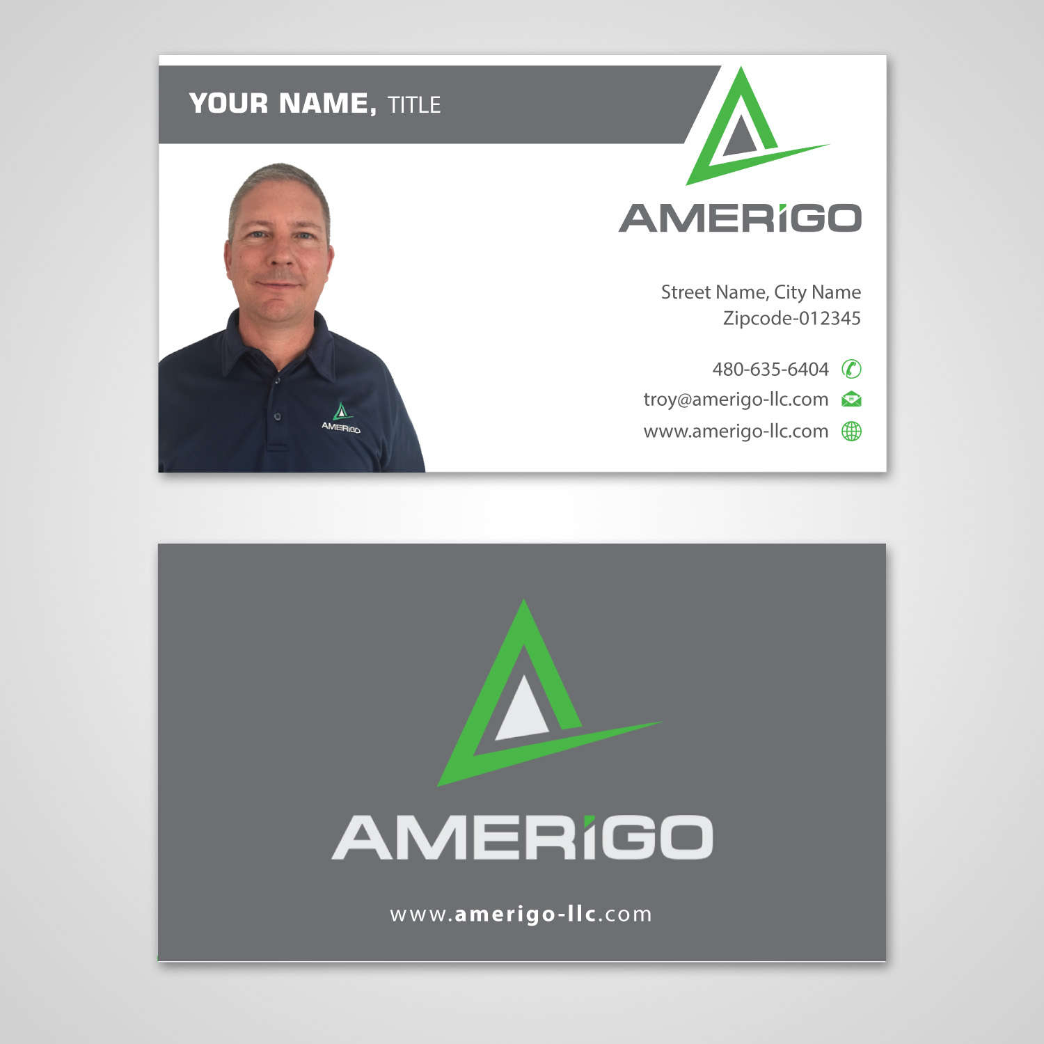 Business Card Design by Infinitive Technology for Amerigo Property Inspections, LLC | Design #20693440