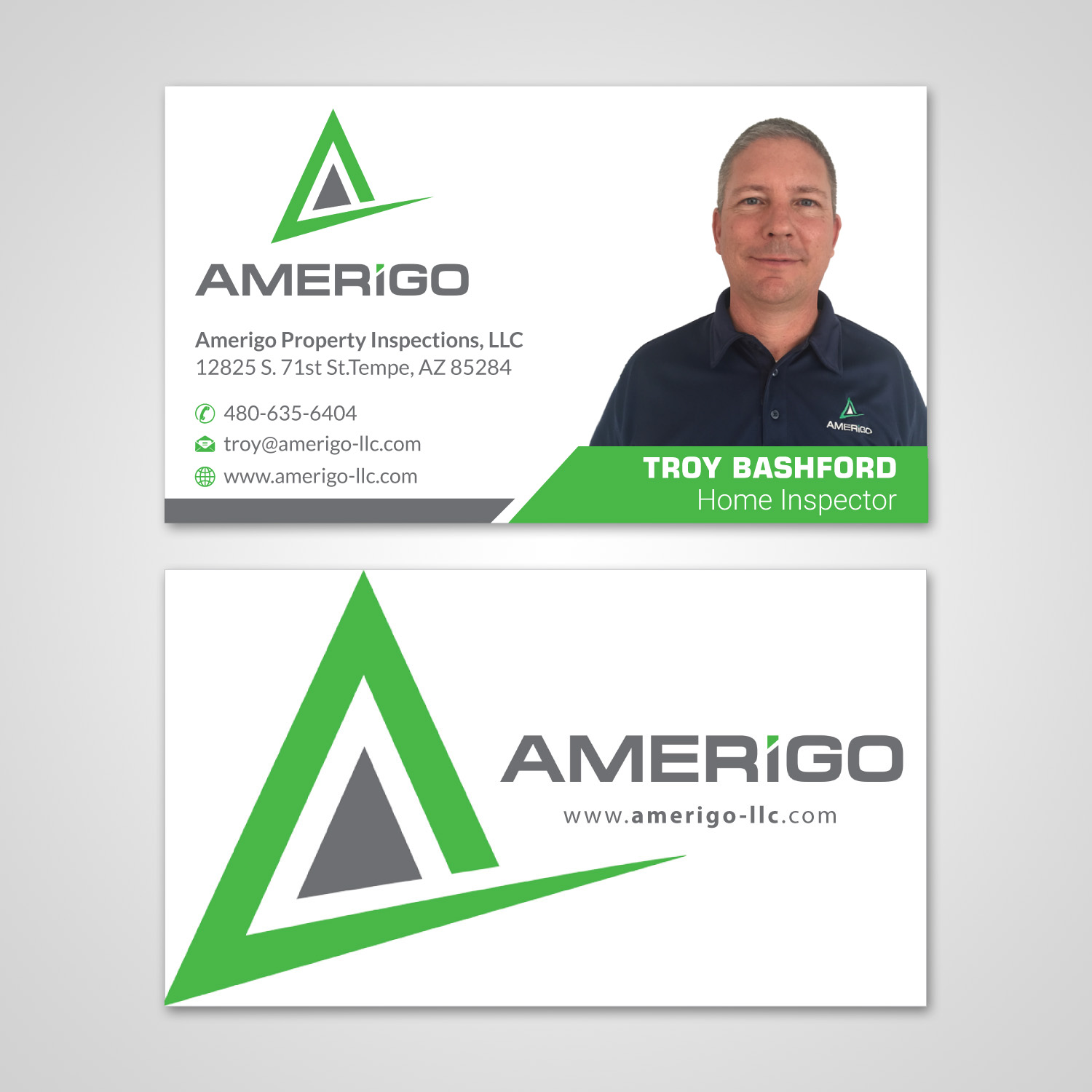 Design de Carte de Visite par Infinitive Technology pour Amerigo Property Inspections, LLC | Design #20699742