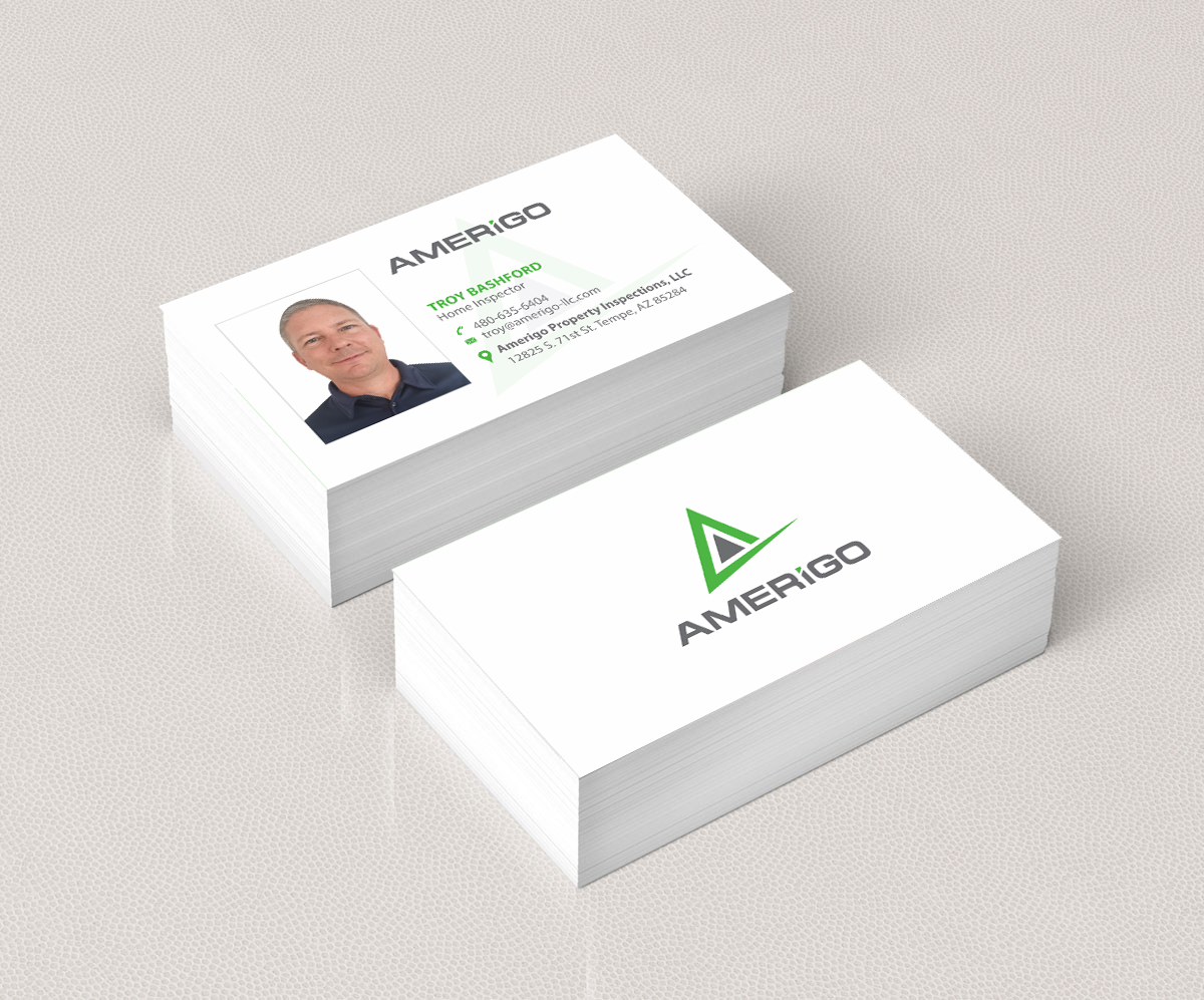 Design de Carte de Visite par Infinitive Technology pour Amerigo Property Inspections, LLC | Design #20700844