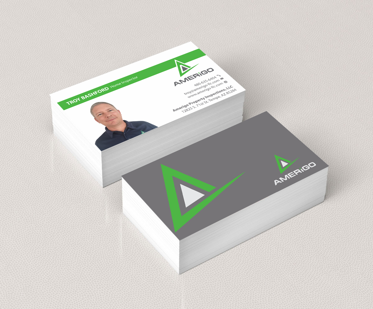 Design de Carte de Visite par Infinitive Technology pour Amerigo Property Inspections, LLC | Design #20700845