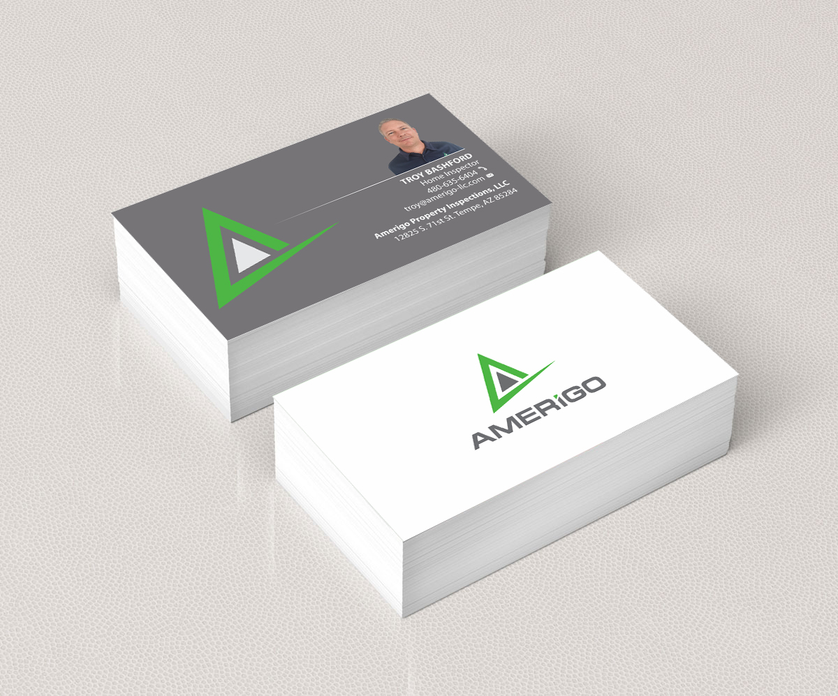 Design de Carte de Visite par Infinitive Technology pour Amerigo Property Inspections, LLC | Design #20700847