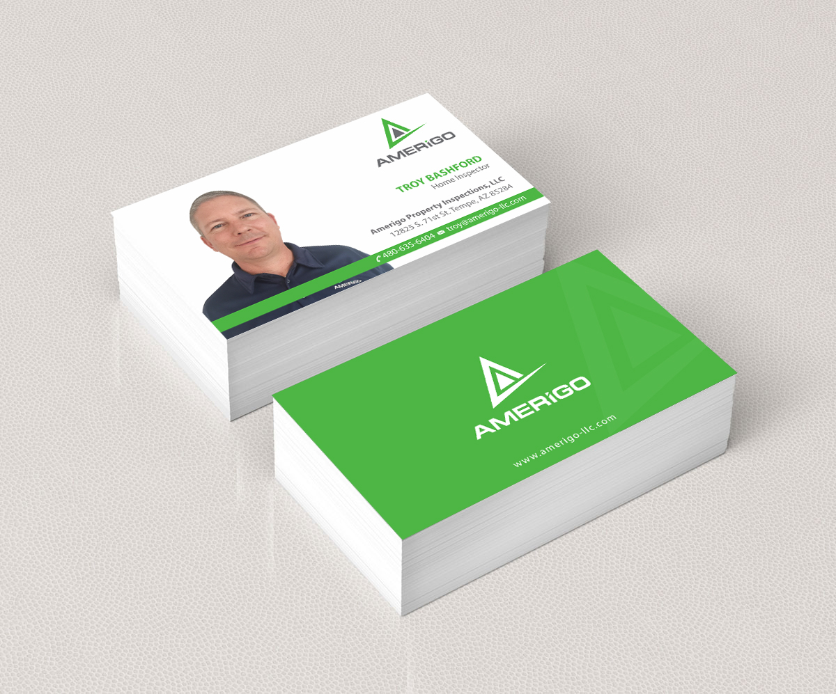 Design de Carte de Visite par Infinitive Technology pour Amerigo Property Inspections, LLC | Design #20701019