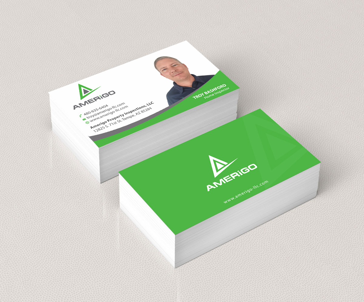Business Card Design by Infinitive Technology for Amerigo Property Inspections, LLC | Design #20701020