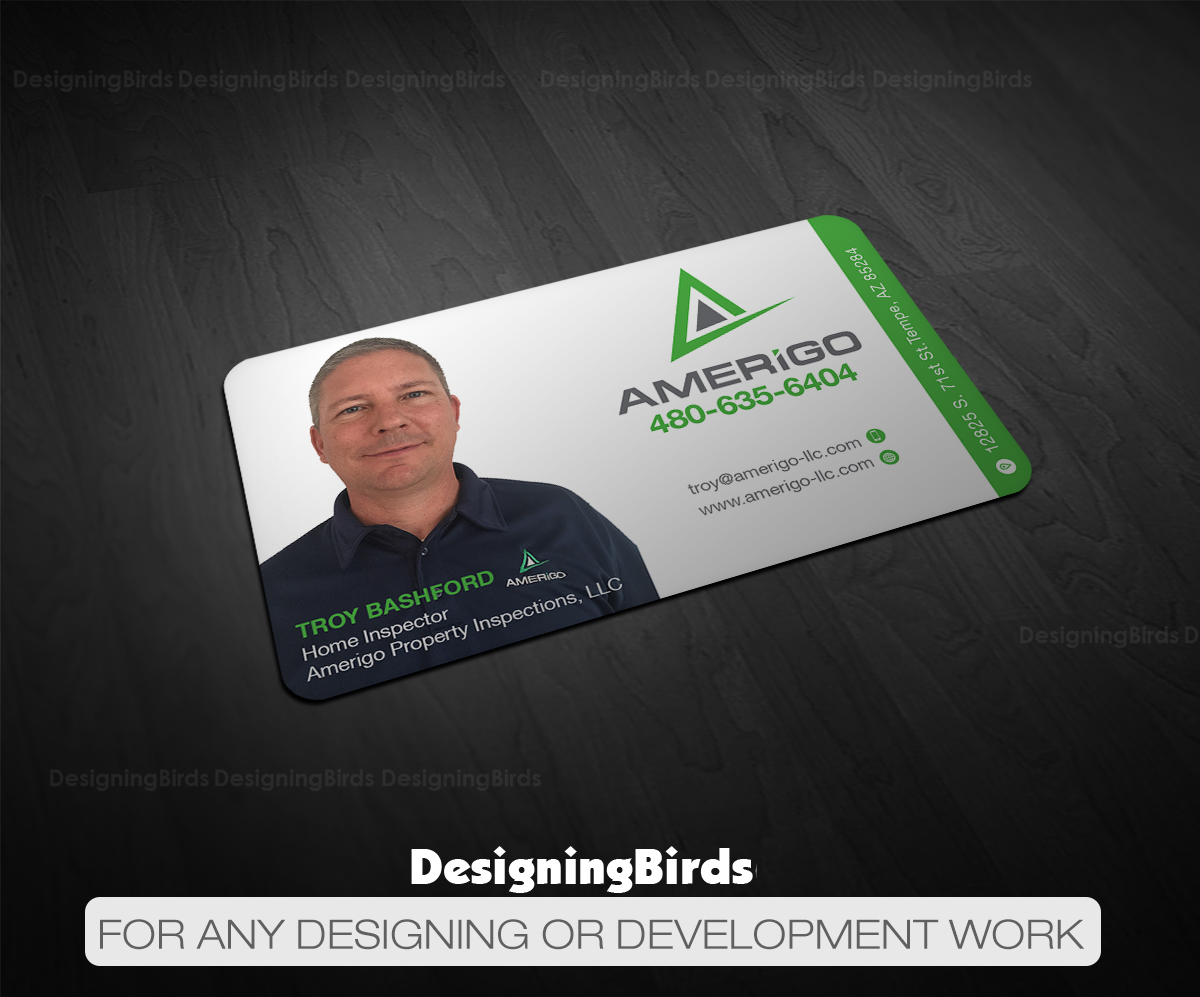 Design de Carte de Visite par Designing Birds pour Amerigo Property Inspections, LLC | Design #20700389