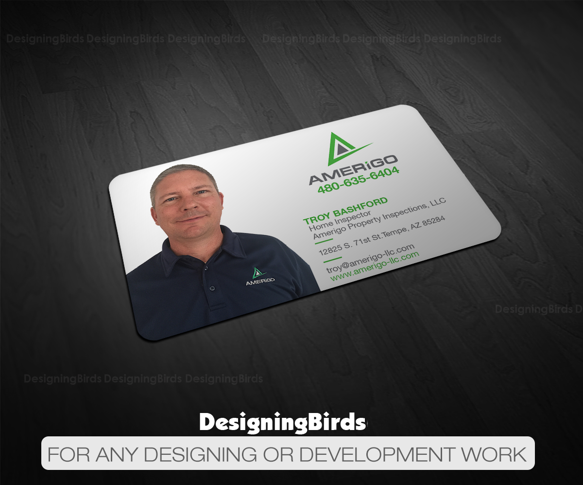 Design de Carte de Visite par Designing Birds pour Amerigo Property Inspections, LLC | Design #20700932