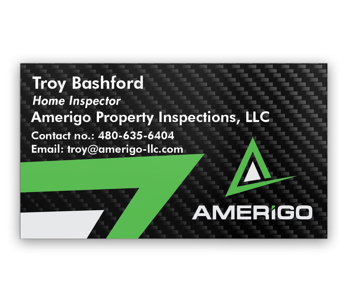 Business Card Design by JPGA Projects for Amerigo Property Inspections, LLC | Design #20733232