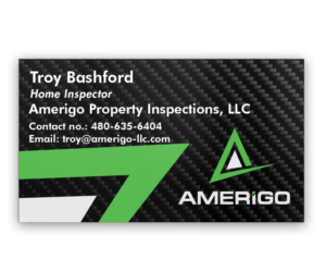Business Card Design by JPGA Projects for Amerigo Property Inspections, LLC | Design: #20733232
