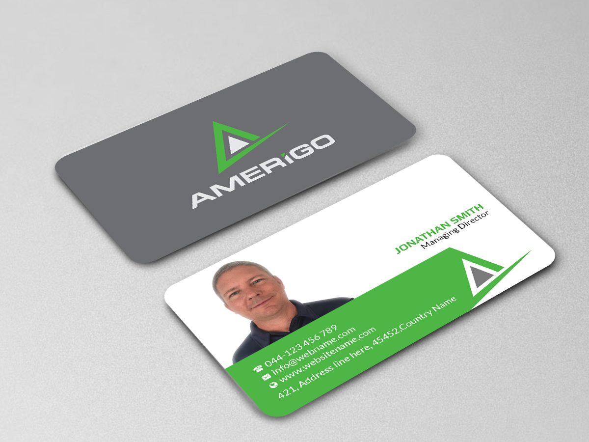 Business Card Design by Creations Box 2015 for Amerigo Property Inspections, LLC | Design #20699046