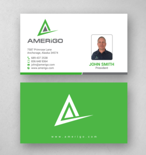 Business Card Design by chandrayaan.creative for Amerigo Property Inspections, LLC | Design: #20694665
