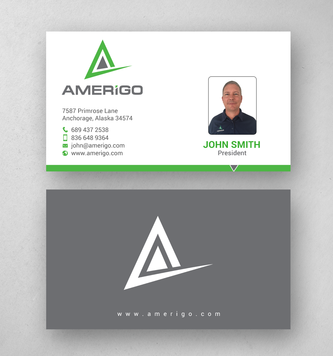 Business Card Design by chandrayaan.creative for Amerigo Property Inspections, LLC | Design #20694666