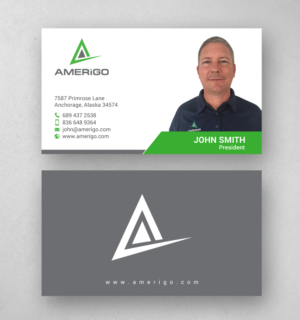 Business Card Design by chandrayaan.creative for Amerigo Property Inspections, LLC | Design: #20694668