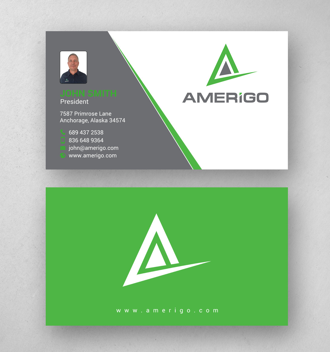 Business Card Design by chandrayaan.creative for Amerigo Property Inspections, LLC | Design #20694669
