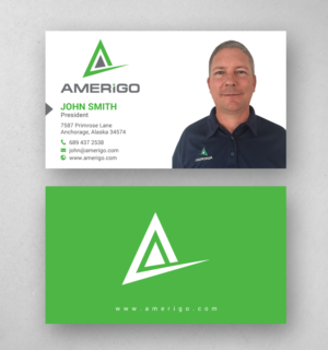 Business Card Design by chandrayaan.creative for Amerigo Property Inspections, LLC | Design: #20694670