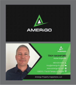 Business Card Design by ACBTY™ for Amerigo Property Inspections, LLC | Design #20700327