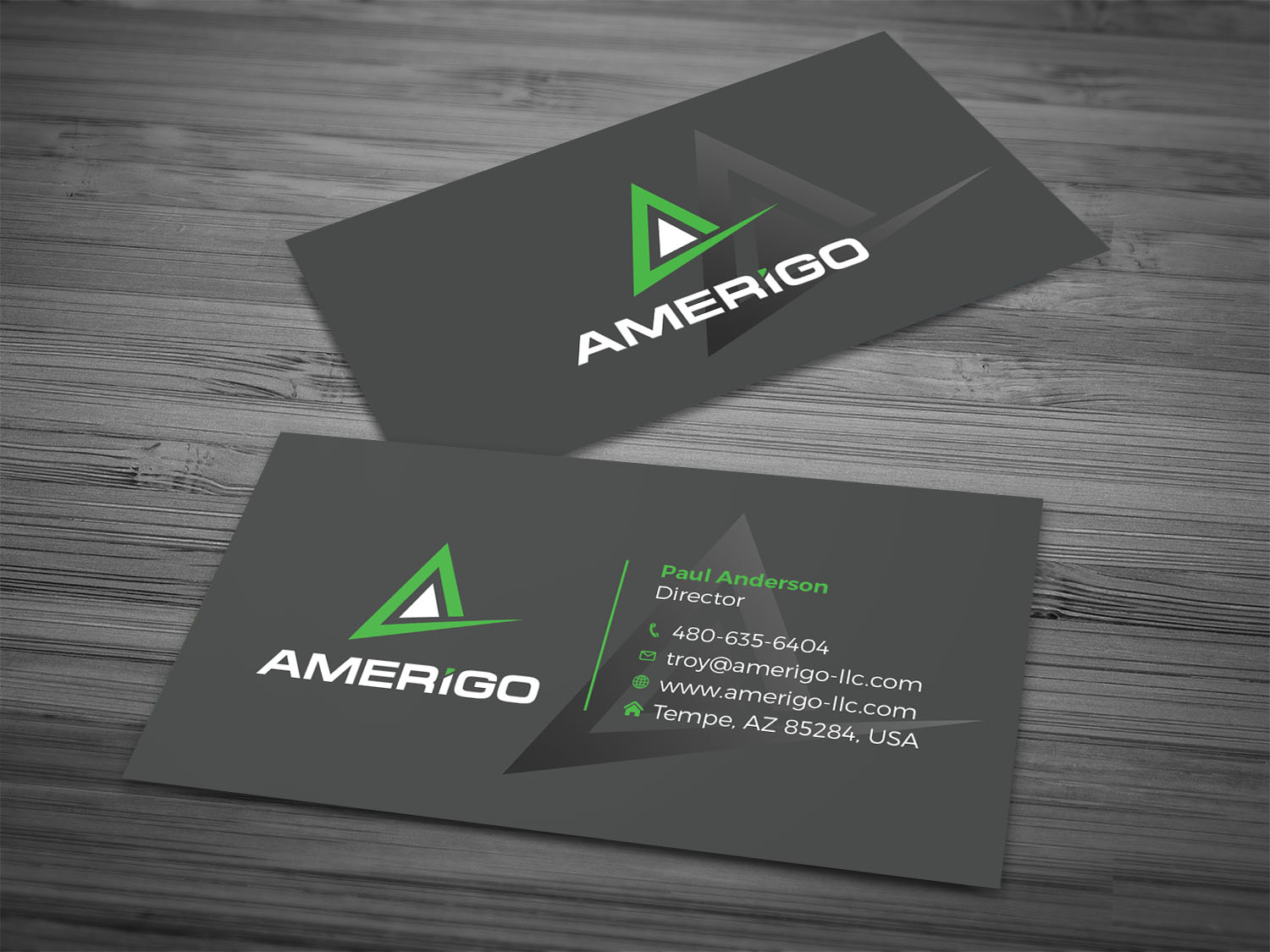 Business Card Design by Tripti Ranjan Gain for Amerigo Property Inspections, LLC | Design #20685750