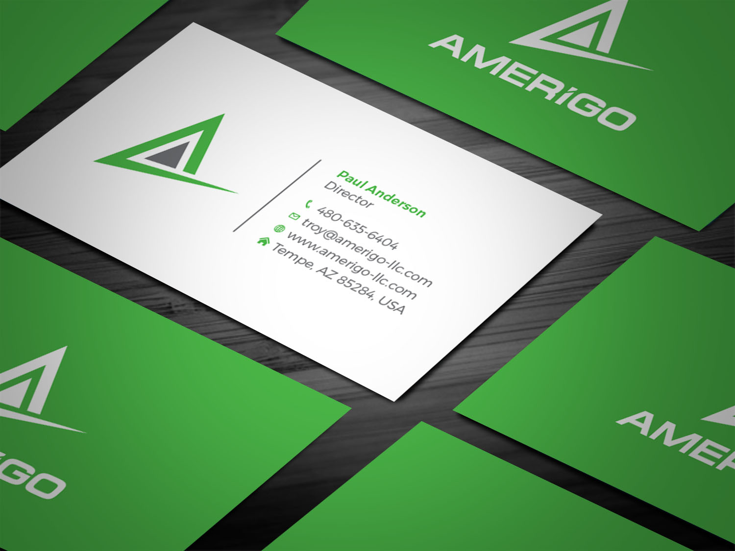 Business Card Design by Tripti Ranjan Gain for Amerigo Property Inspections, LLC | Design #20685753