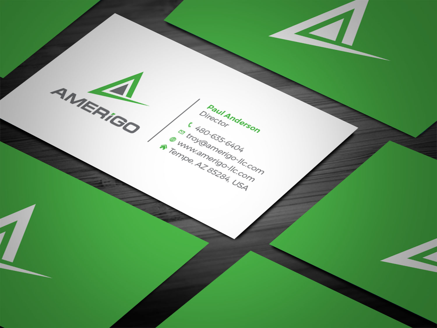 Business Card Design by Tripti Ranjan Gain for Amerigo Property Inspections, LLC | Design #20685756