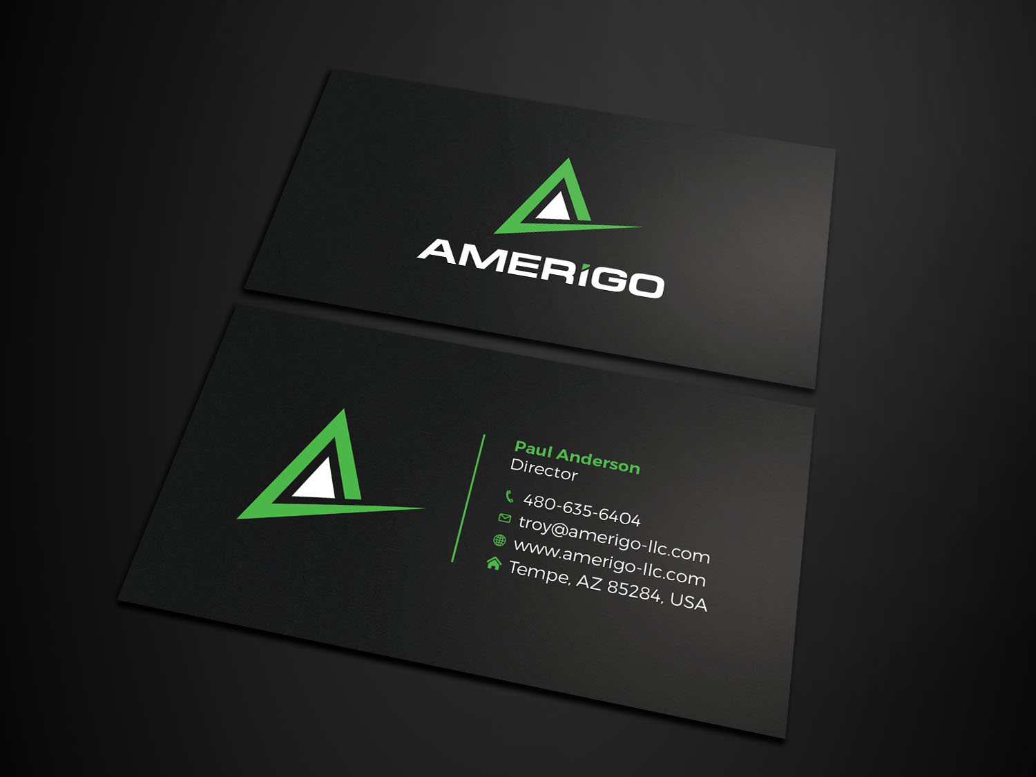 Business Card Design by Tripti Ranjan Gain for Amerigo Property Inspections, LLC | Design #20685759