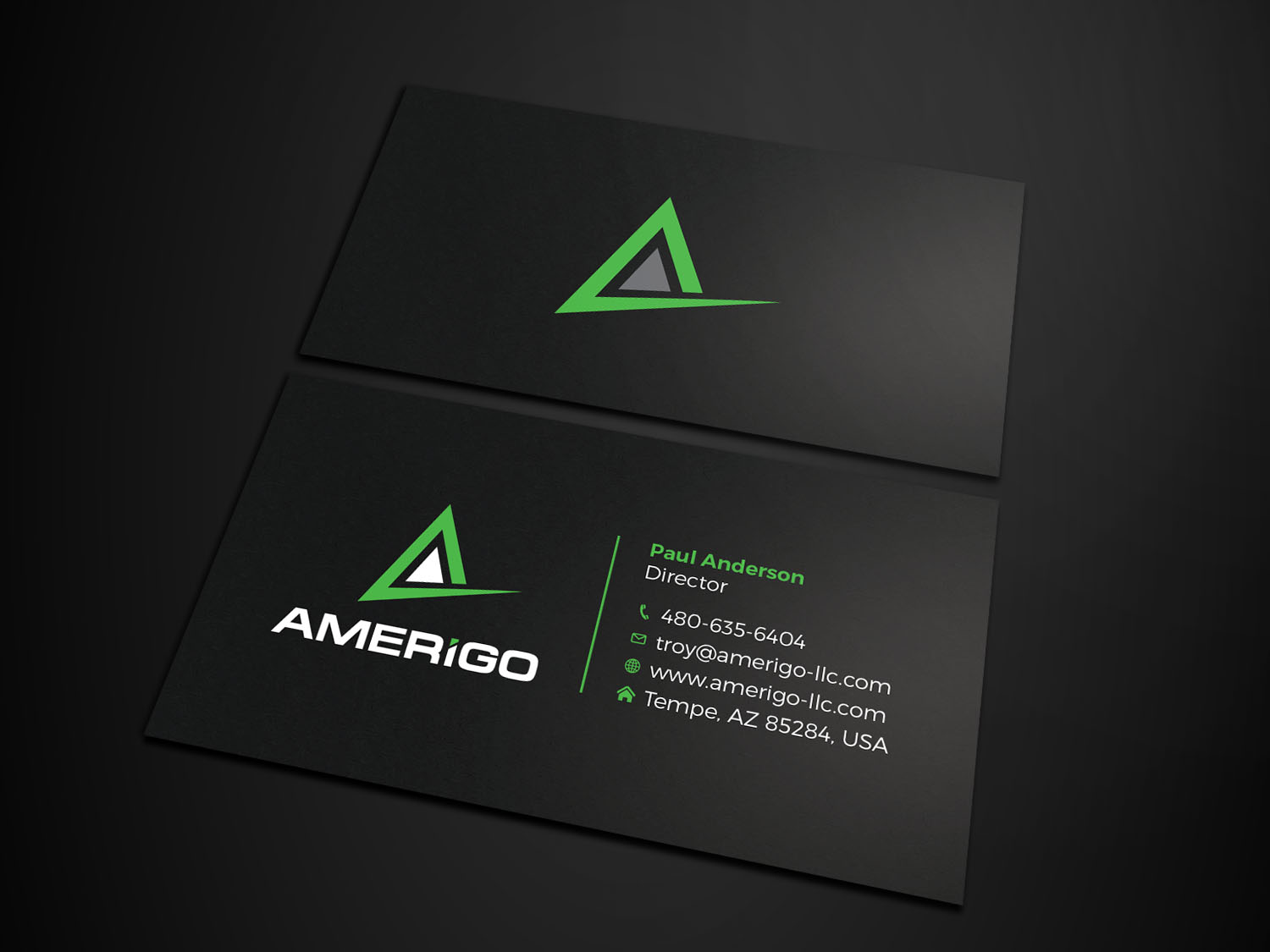 Business Card Design by Tripti Ranjan Gain for Amerigo Property Inspections, LLC | Design #20685760