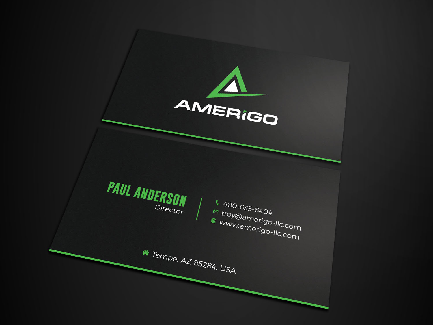 Business Card Design by Tripti Ranjan Gain for Amerigo Property Inspections, LLC | Design #20685763