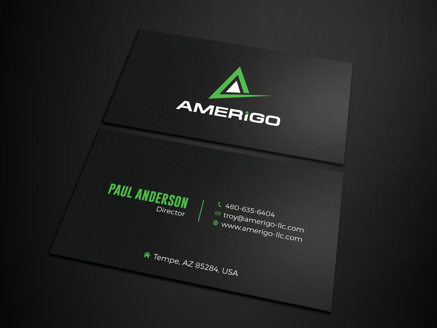 Business Card Design by Tripti Ranjan Gain for Amerigo Property Inspections, LLC | Design #20685764