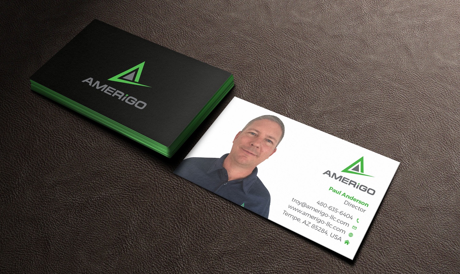 Business Card Design by Tripti Ranjan Gain for Amerigo Property Inspections, LLC | Design #20685773