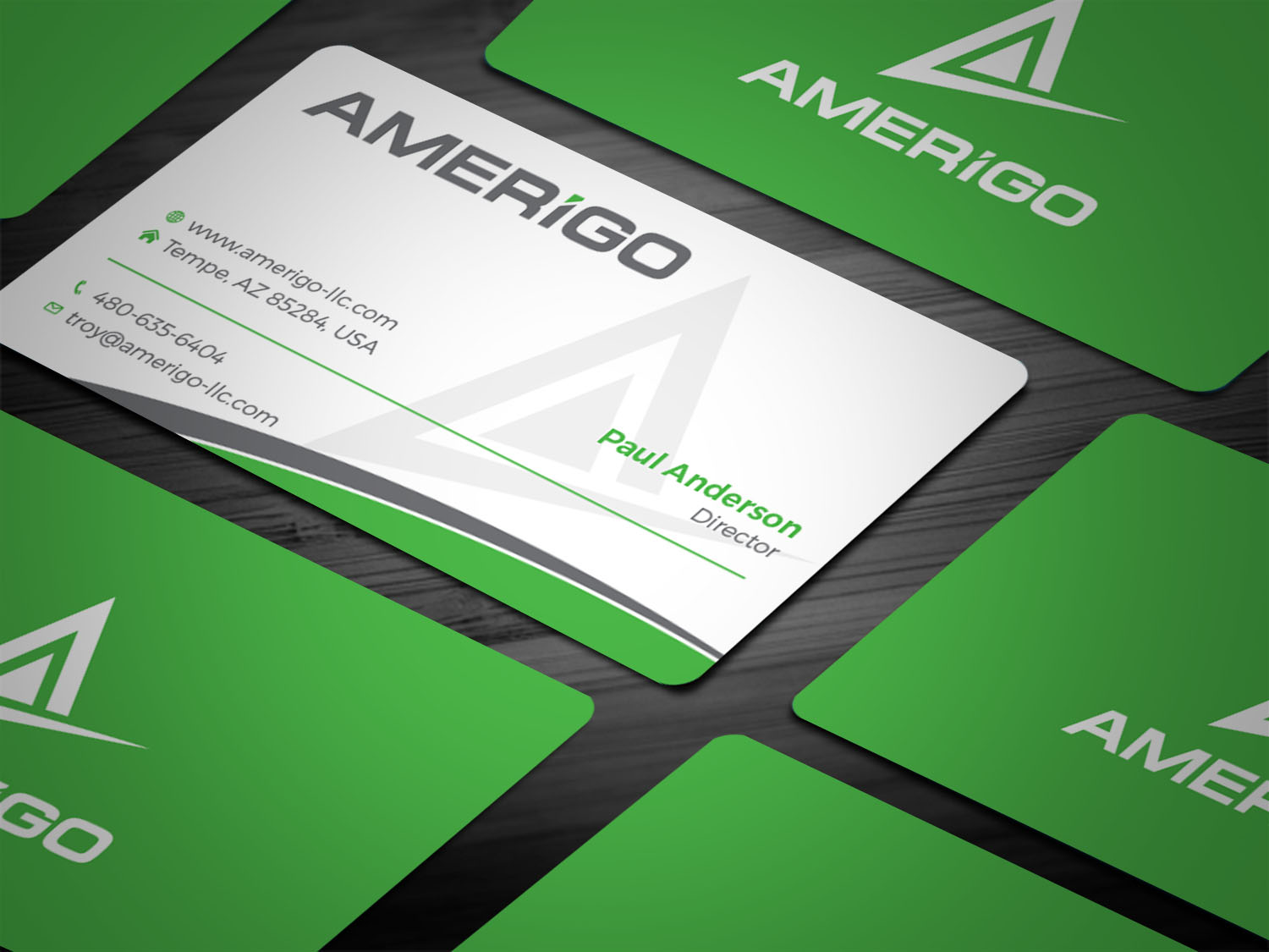 Business Card Design by Tripti Ranjan Gain for Amerigo Property Inspections, LLC | Design #20685779