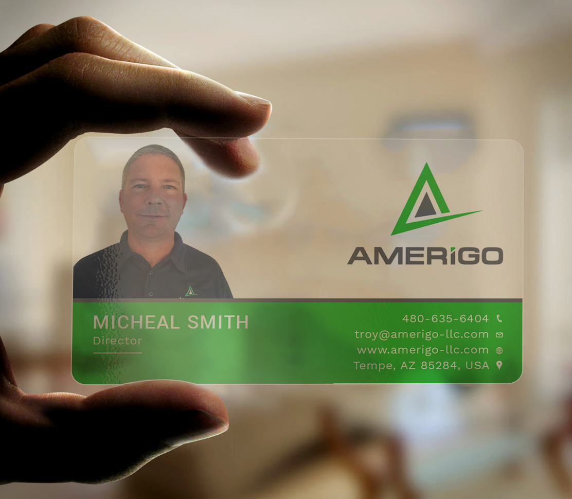 Business Card Design by Tripti Ranjan Gain for Amerigo Property Inspections, LLC | Design #20685781