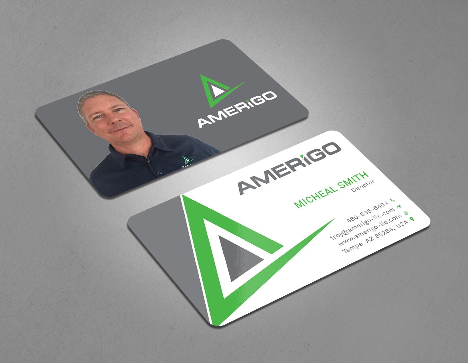Business Card Design by Tripti Ranjan Gain for Amerigo Property Inspections, LLC | Design #20685792
