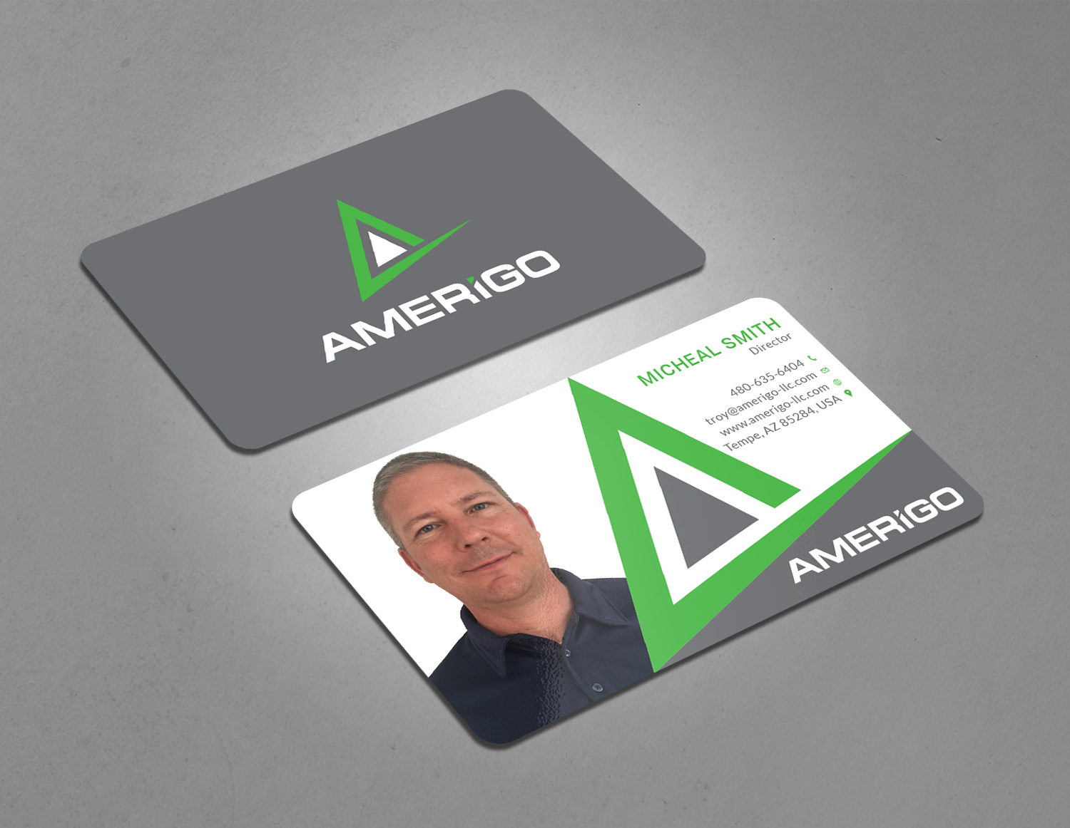 Business Card Design by Tripti Ranjan Gain for Amerigo Property Inspections, LLC | Design #20685794