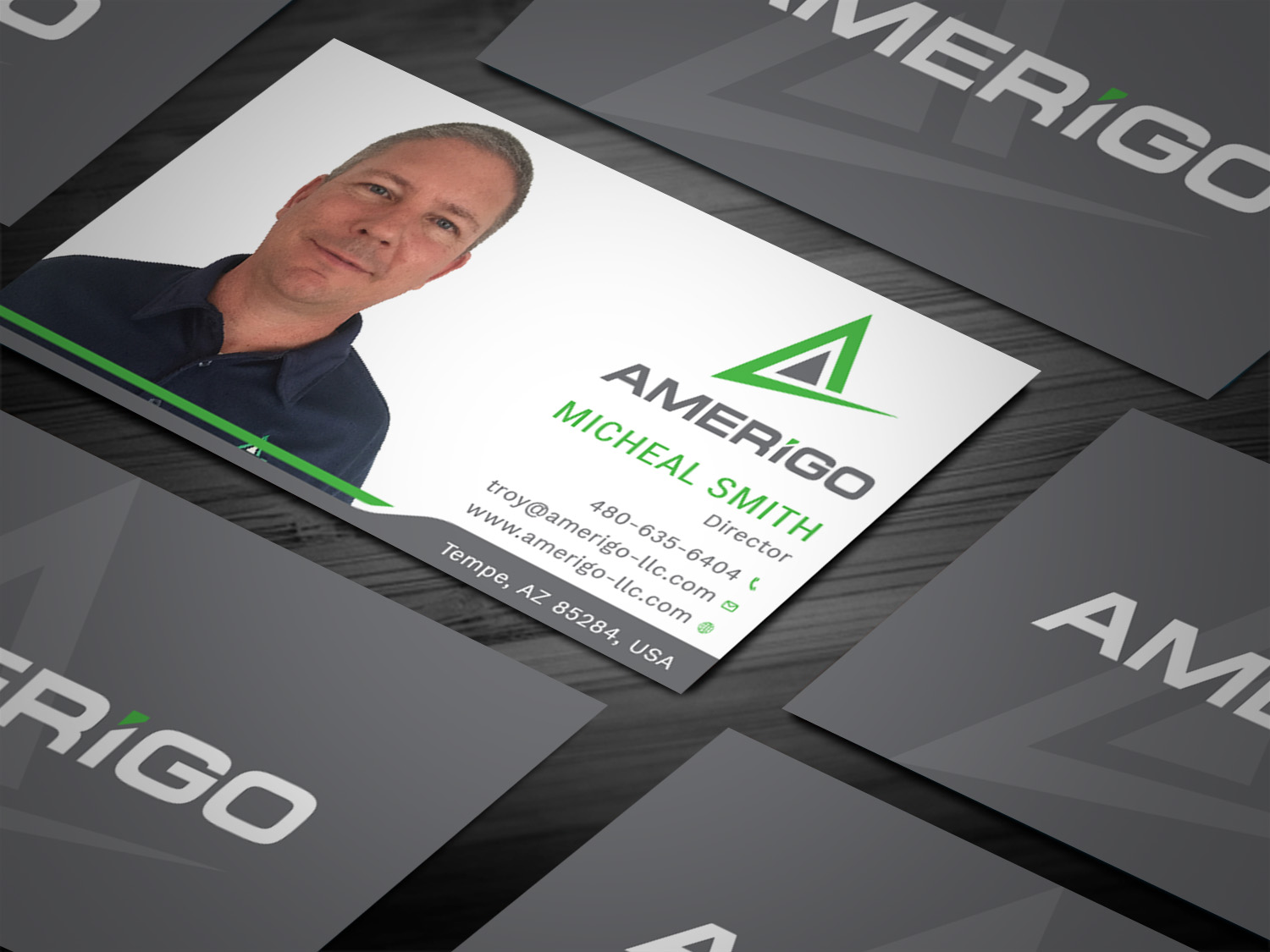 Business Card Design by Tripti Ranjan Gain for Amerigo Property Inspections, LLC | Design #20685800