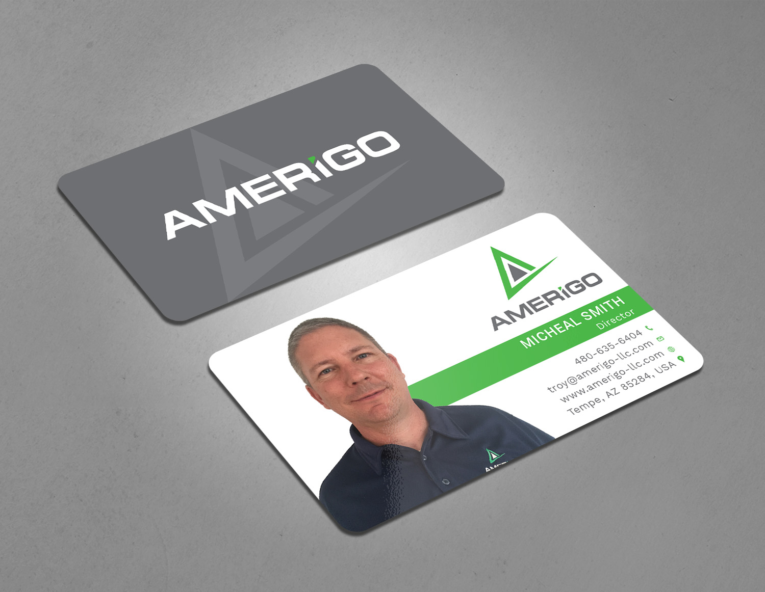 Business Card Design by Tripti Ranjan Gain for Amerigo Property Inspections, LLC | Design #20685802