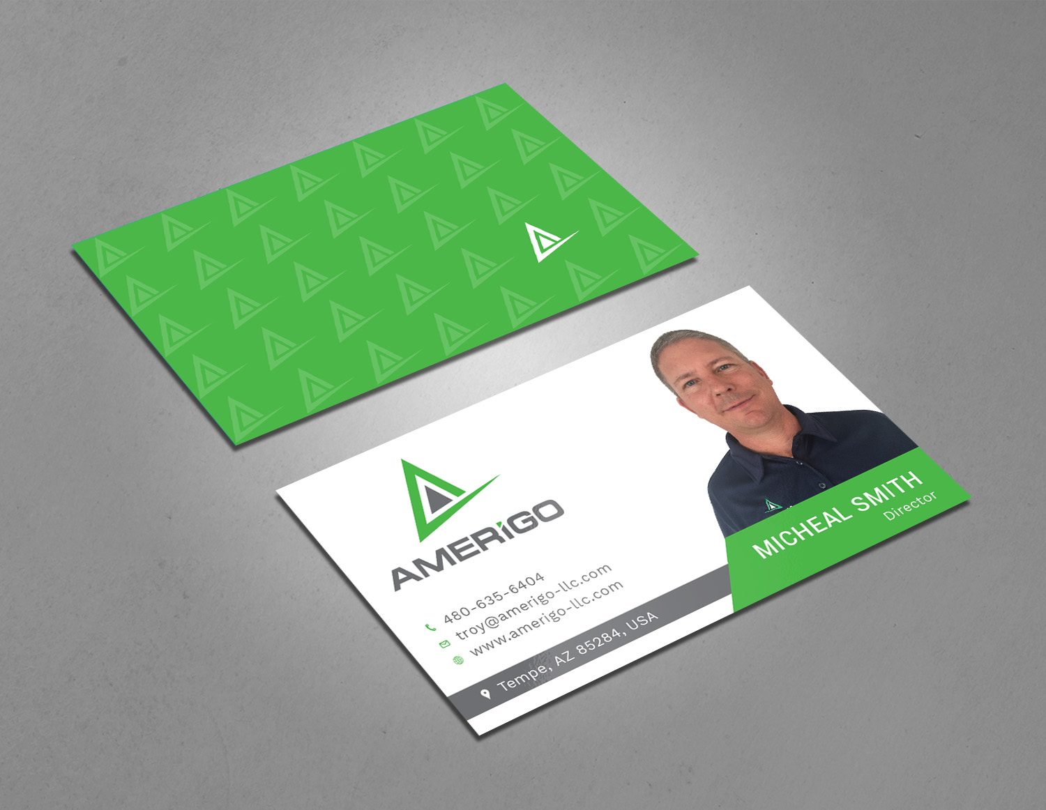 Business Card Design by Tripti Ranjan Gain for Amerigo Property Inspections, LLC | Design #20685837