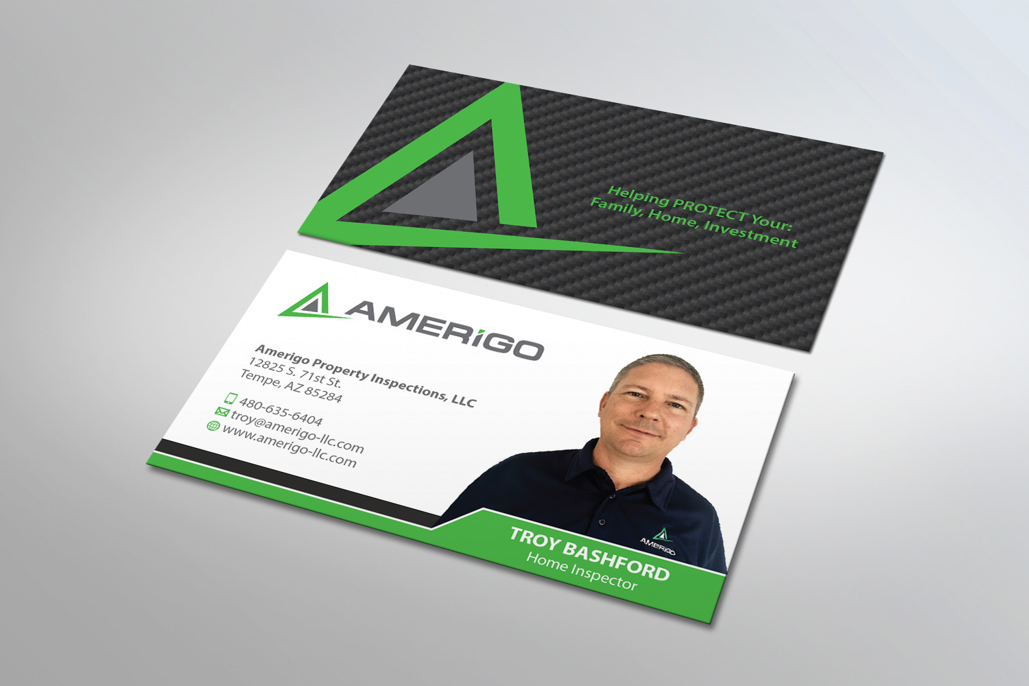 Design de Carte de Visite par MDesign pour Amerigo Property Inspections, LLC | Design #20736106