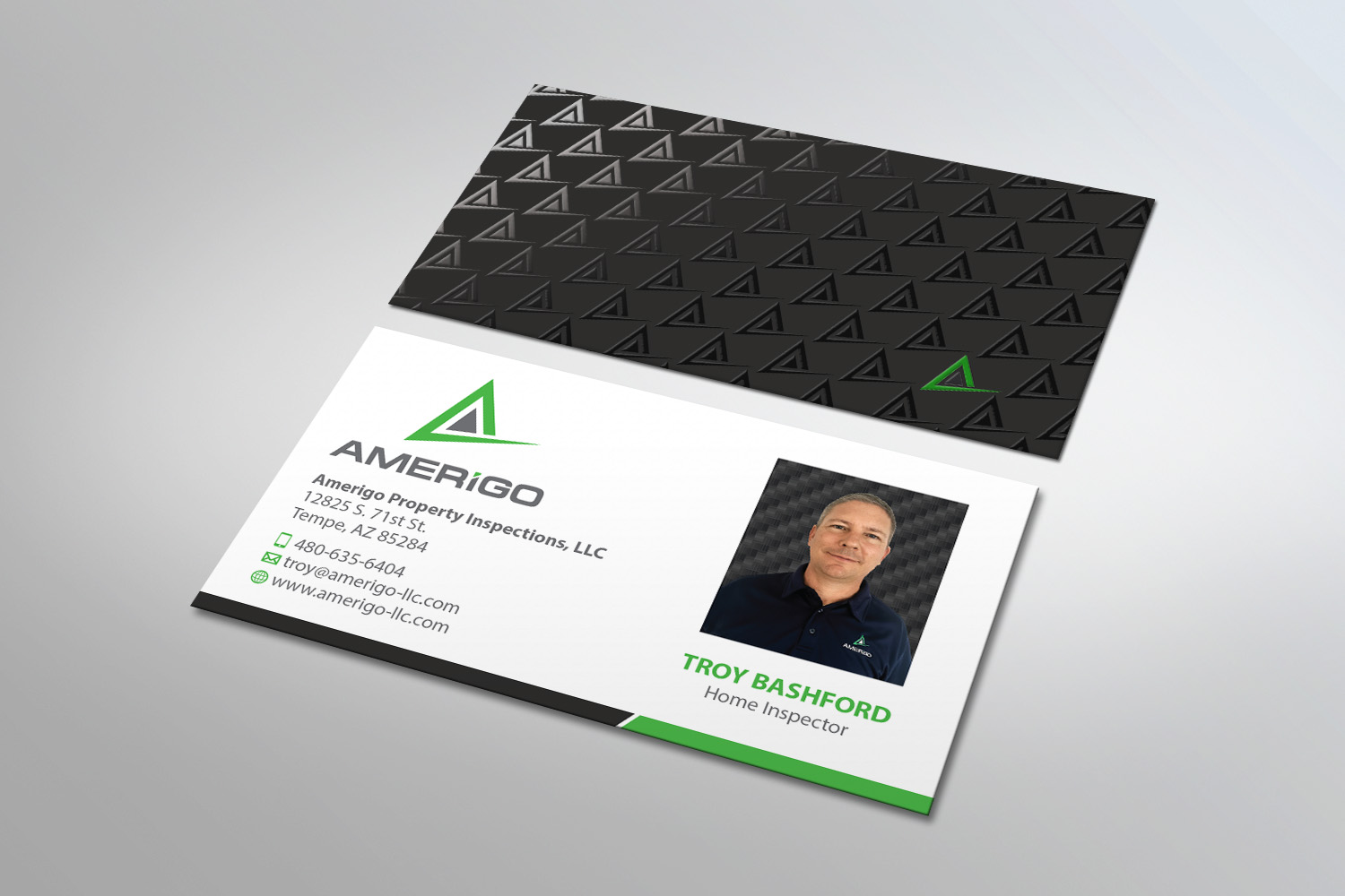 Diseño de Tarjeta de Presentación por MDesign para Amerigo Property Inspections, LLC | Diseño #20736107