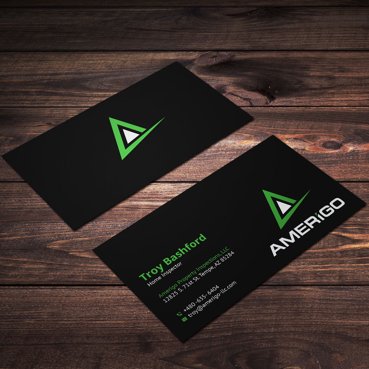 Business Card Design by Sujan4art for Amerigo Property Inspections, LLC | Design #20730224
