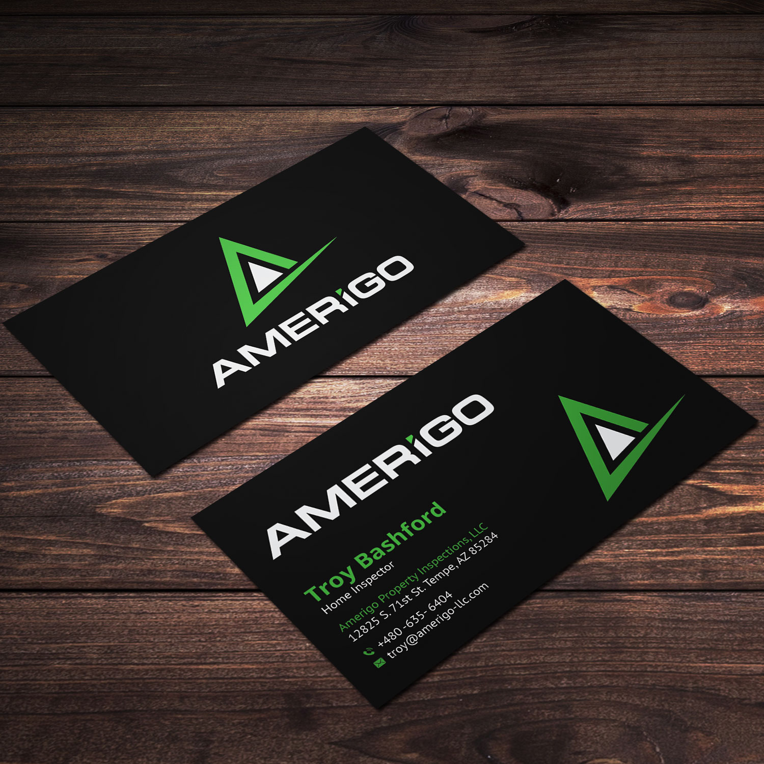 Business Card Design by Sujan4art for Amerigo Property Inspections, LLC | Design #20730225