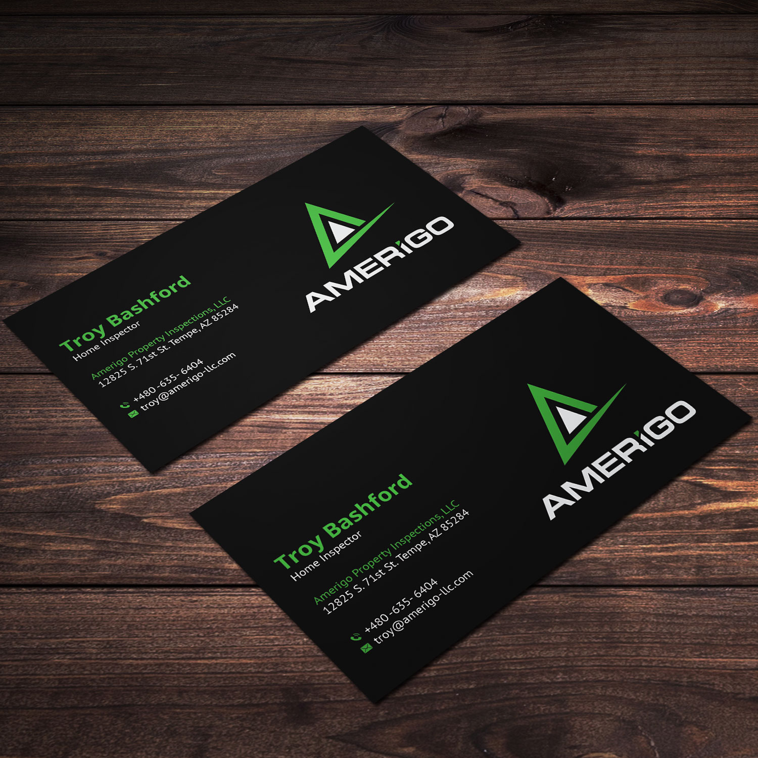 Business Card Design by Sujan4art for Amerigo Property Inspections, LLC | Design #20730227