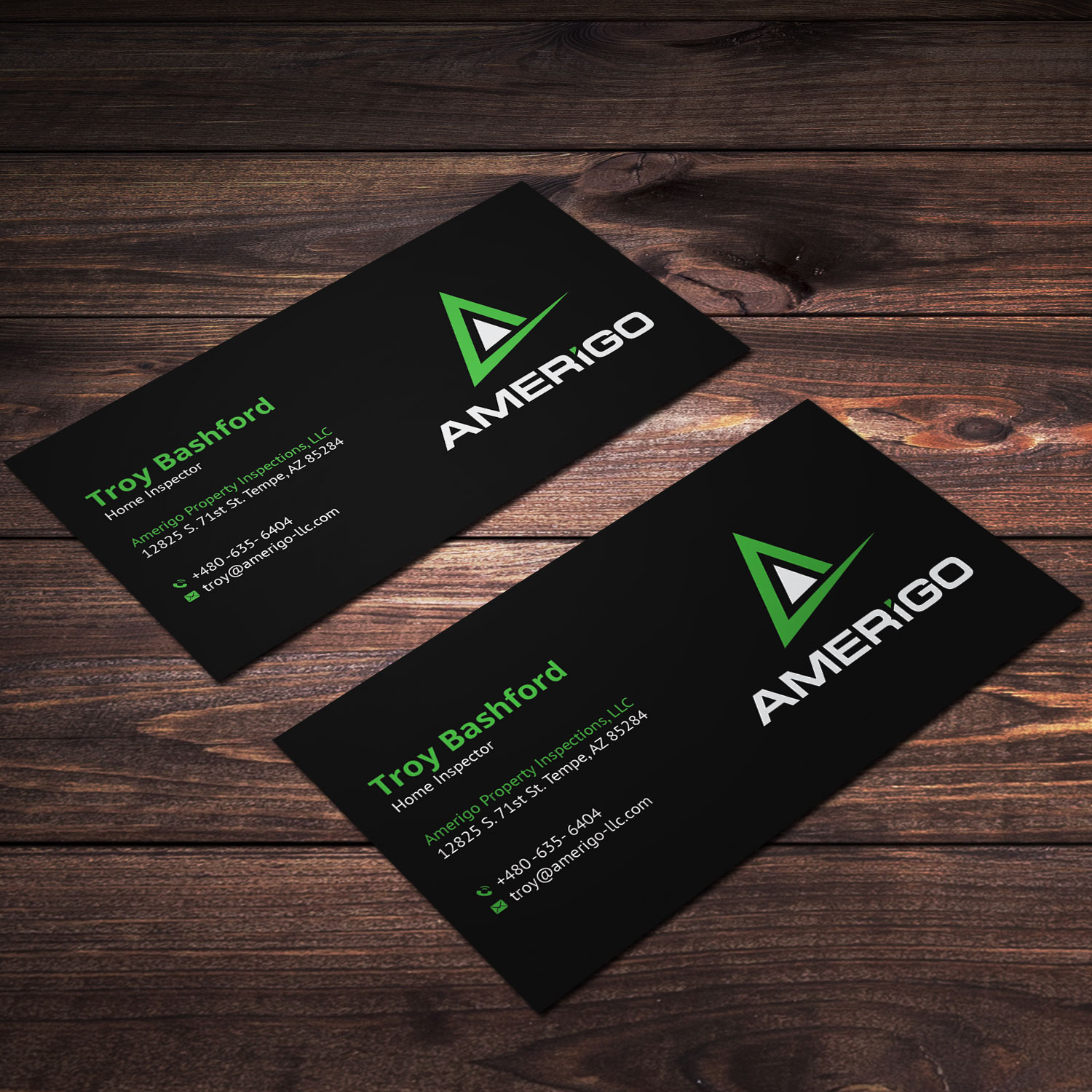 Design de Carte de Visite par Sujan4art pour Amerigo Property Inspections, LLC | Design #20730228