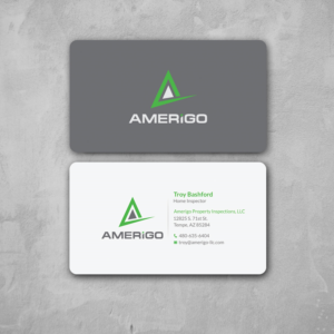 Business Card Design by Srabon55014 for Amerigo Property Inspections, LLC | Design: #20745338