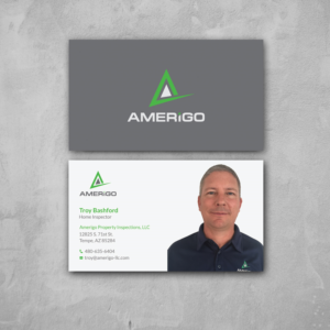Business Card Design by Srabon55014 for Amerigo Property Inspections, LLC | Design: #20745371