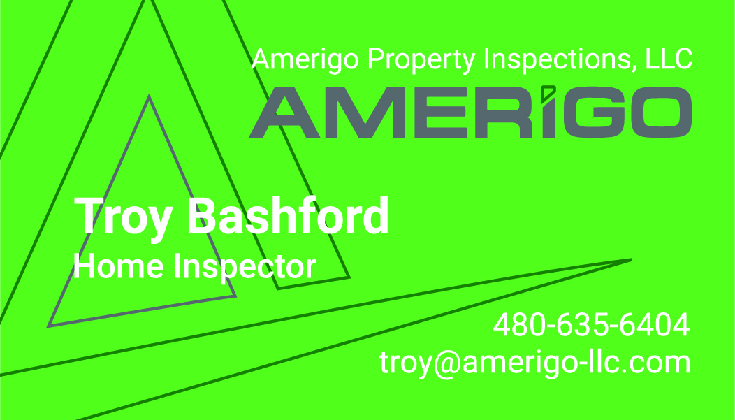 Business Card Design by Ksana for Amerigo Property Inspections, LLC | Design #20730510